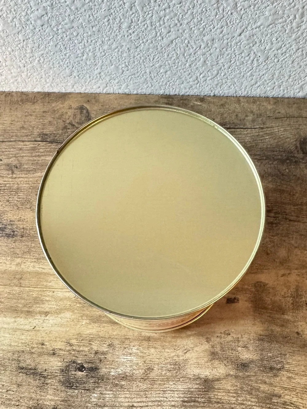 Meadow Gold Vanilla Ice Cream Tin Canister with Lid | 1931 Design